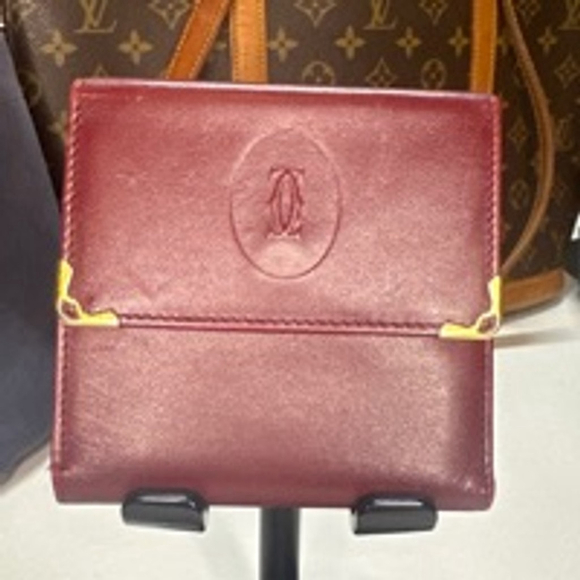 Cartier Handbags - Cartier Wallet Burgundy